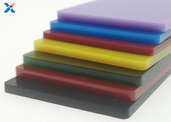 Чёрный литой 8x4 акриловый лист огнеупорные панели