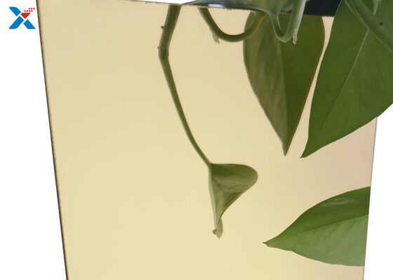 лист зеркала золота 1mm акриловый крепко покрыл поверхностную плиту перспекса