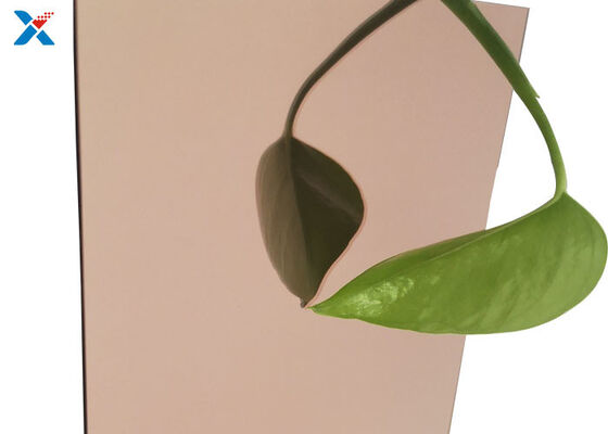 Лист зеркала SGS ISO9001 CE акриловый поднял вырезывание подгонянное золотом