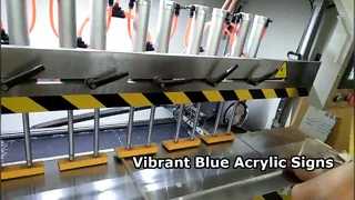 Синие акриловые листы для потрясающих вывесок